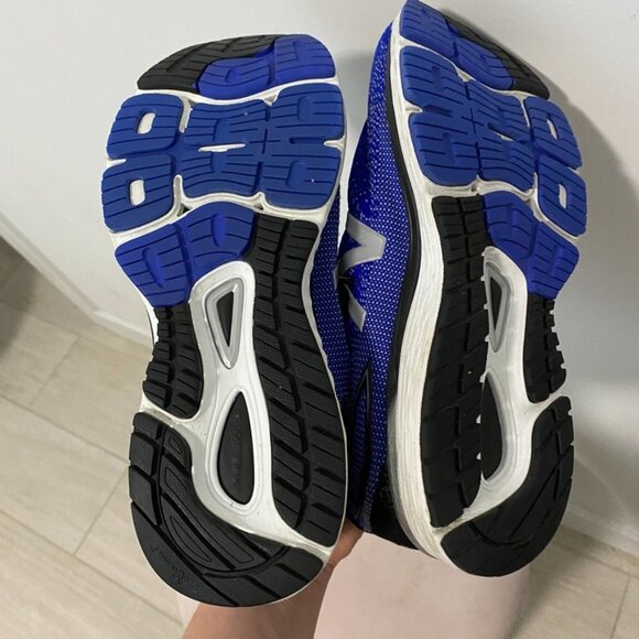New Balance Men's Blue Knit Running Sneakers Size 9 - Picture 5 of 5